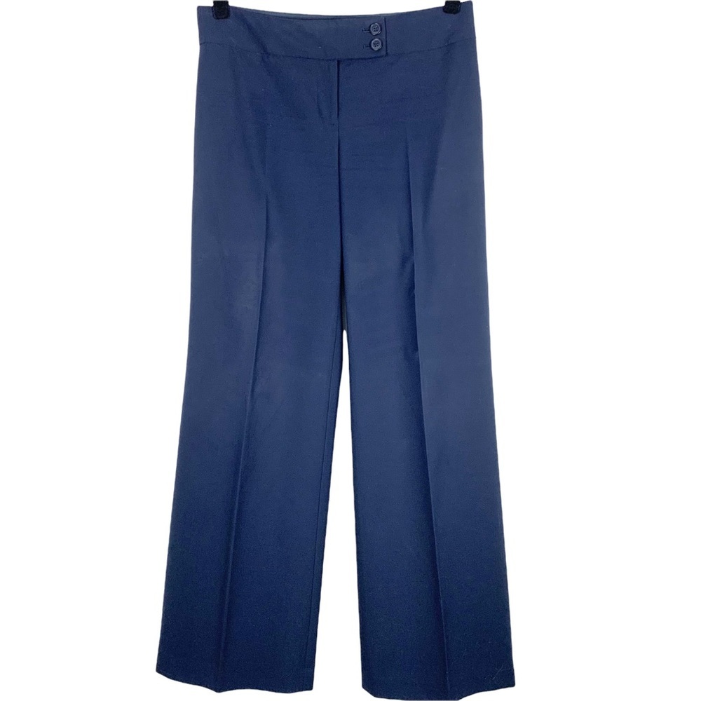 Loft Marisa Blue Wide Leg Pants 4